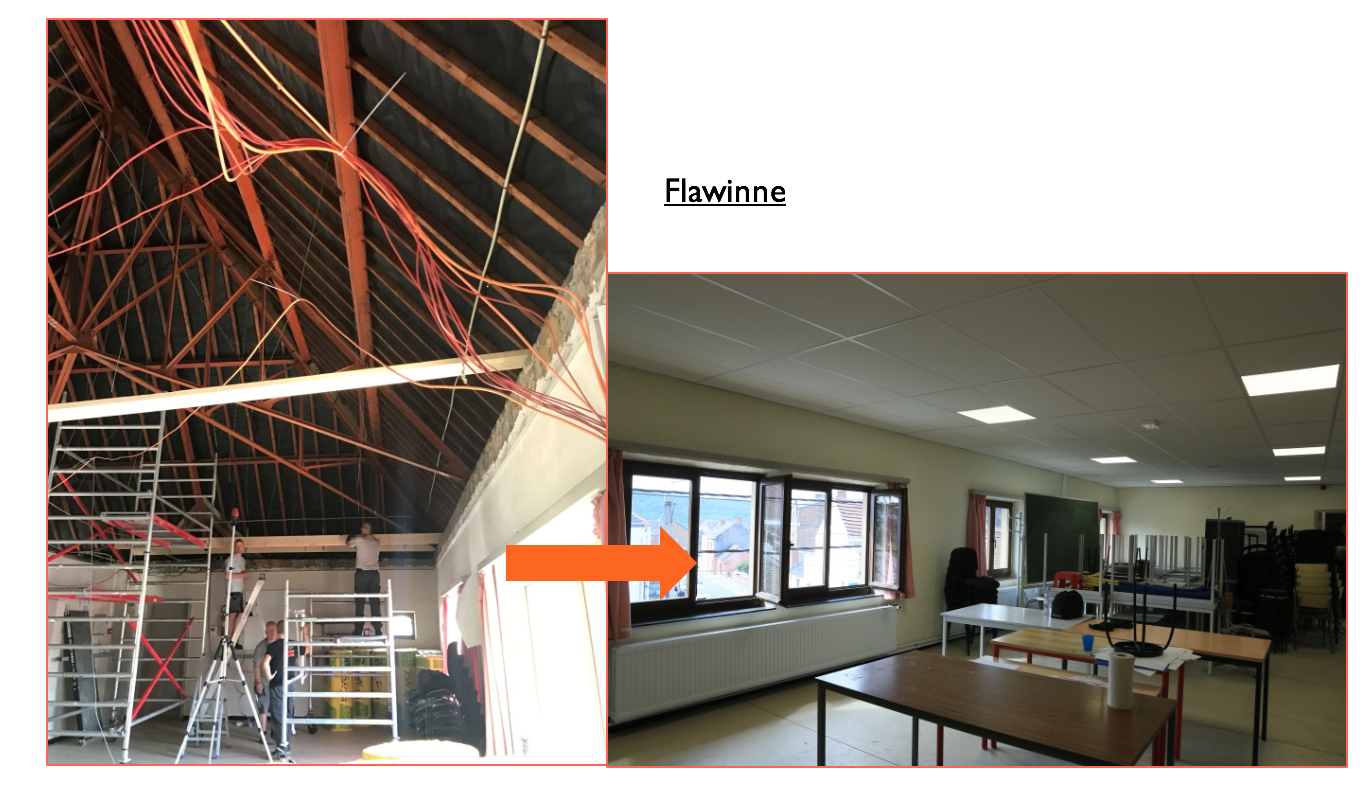 Flawinne : devoirs d'été à l'école