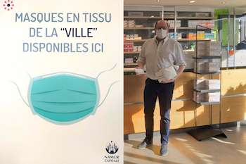 Namur : les masques disponibles en pharmacies
