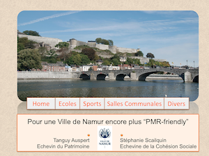 Namur, des bâtiments communaux adaptés aux personnes à mobilité réduite Namur, des bâtiments communaux adaptés aux personnes à mobilité réduite