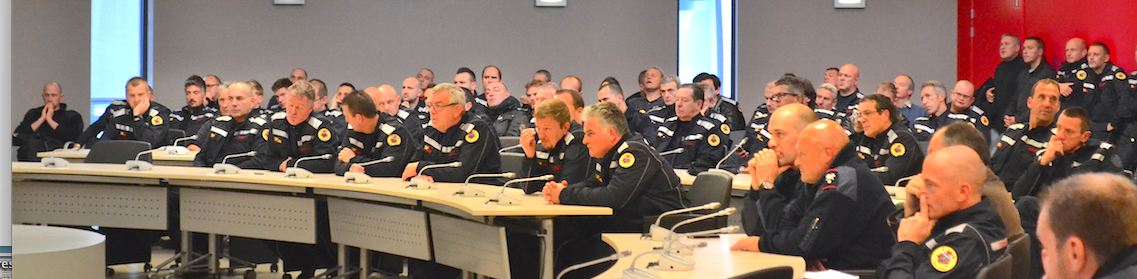 Une centaine de pompiers à la réunion publique de la Zone NAGE 