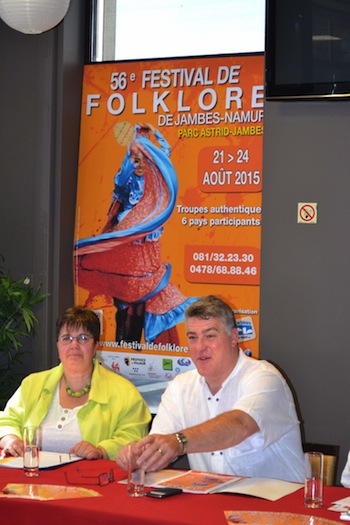 Avant l'Européade, le Festival de Folklore de Jambes