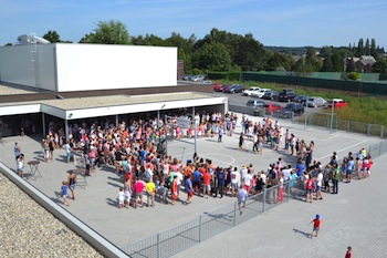 Inauguration de l'Ecole de Bellevue