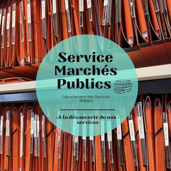 Le Service Marchés Publics