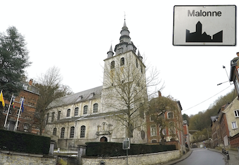 Le chantier de l'Eglise Saint Berthuin de Malonne 