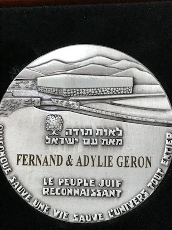 Mes grands-parents : Justes parmi les Nations