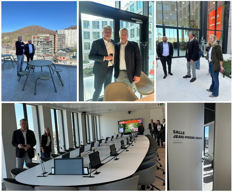 Ethias : visite d'études du nouveau bâtiment 