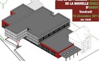 Ecole d'Andoy: pose de la première pierre
