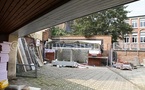 Salzinnes, Ecole Communale rue Juppin n°3: le chantier à l'été 2011