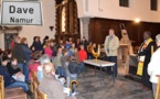 Dave, au sommet de l'Eglise St Martin, le coq protège le village