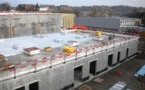 Un hiver clément pour le chantier de la Caserne des Pompiers Un hiver clément pour le chantier de la Caserne des Pompiers