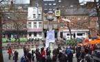 Place du Vieux: la pompe remise à neuf