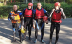 Formation en eau vive pour les pompiers plongeurs