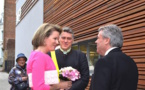 La Reine Mathilde visite l'IMEP