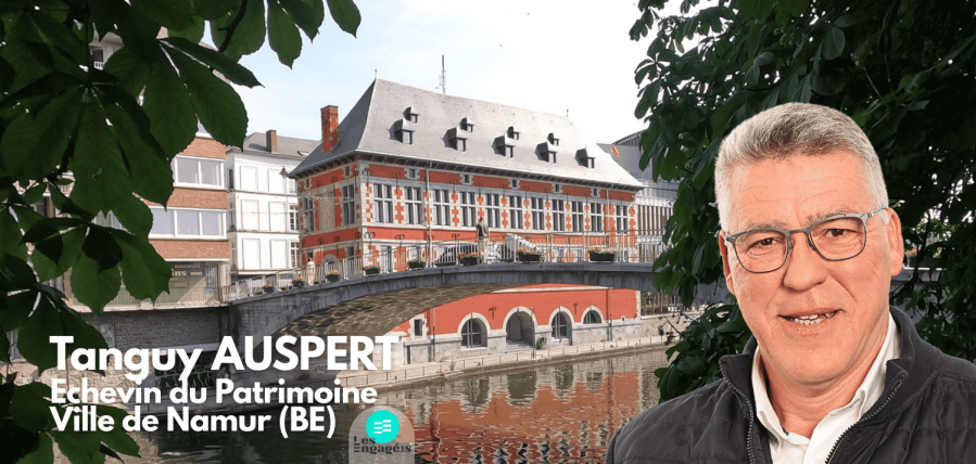 Tanguy Auspert, Echevin du Patrimoine et des B-atiments communaux. Ville de Namur